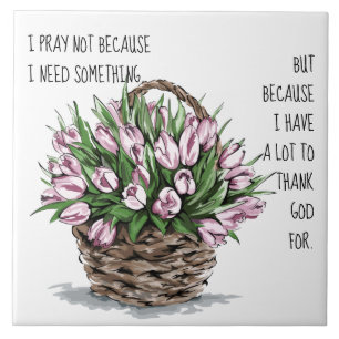 Färgade blommor, tack kakelplatta