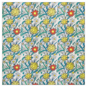 Färgade Daisy Modern PIP Art Tyg