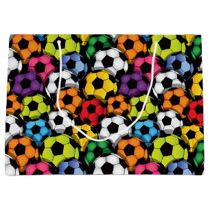Färgade fotbollar
