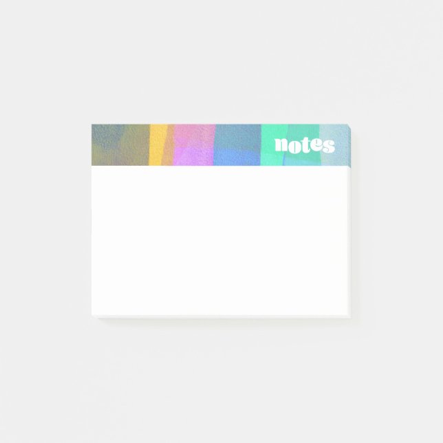 Färgade Lagrar PostIT-anteckningar Post-it Block (Framsida)