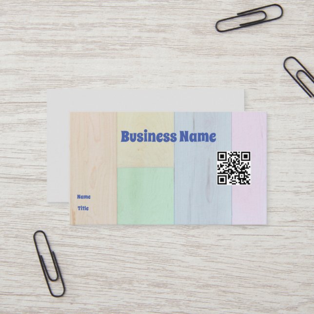 Färgade paneler visitkort (Fram/Back In Situ)