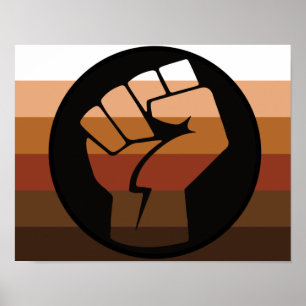 Färgade personers (POC) stolthet Poster
