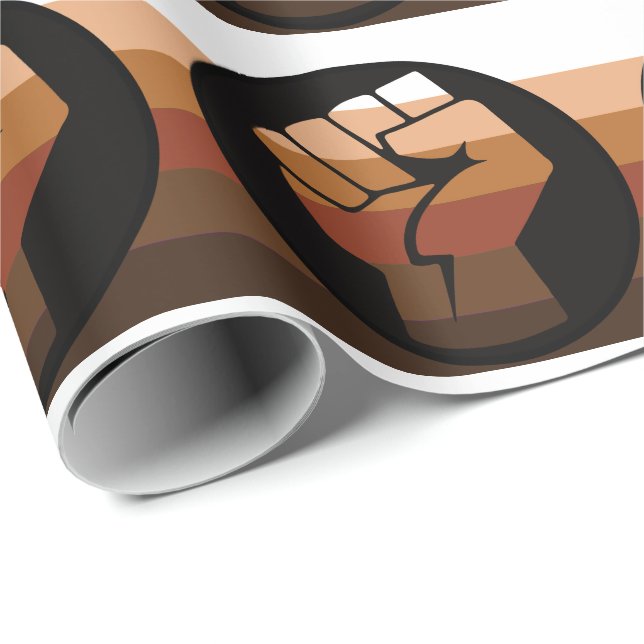 Färgade personers (POC) stolthet Presentpapper (Rullad Hörn)