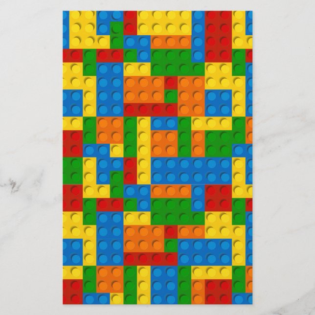 färgade plastblock brevpapper (Framsida)