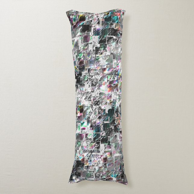 Färgade ser ut som fyrkantiga dvd-utsnitt, grov mo kroppskudde (Framsidan Vertikal)