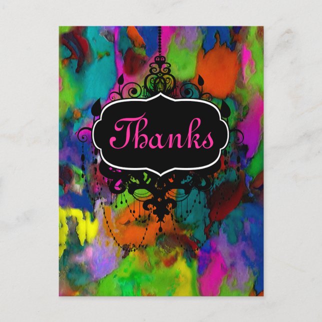 Färgade Tankar ~ Vykort / Inbjudningar (Framsida)