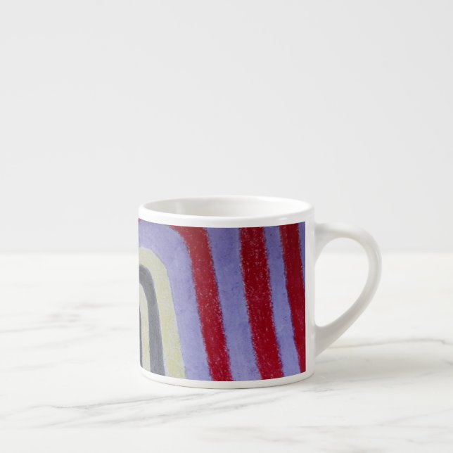 Färgade Vågor Specialmugg Espressomugg (Höger)