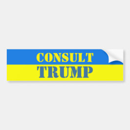 FÄRGADEN CONSULT TRUMP Ukraina Bildekal