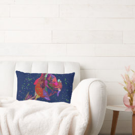 Färgaden Flower Lumbar Pillow Lumbarkudde