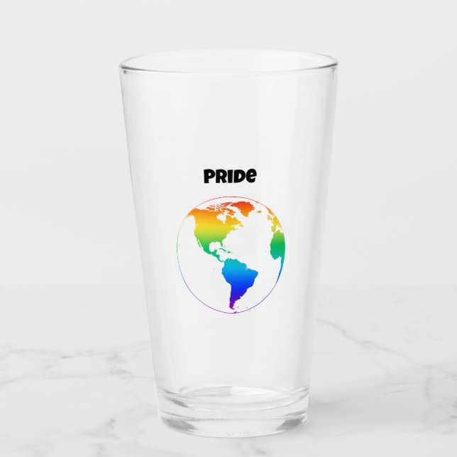 Färgaden jorden Rainbow Glaskopp (Framsida)