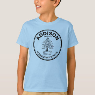 Färgaden lurar utslagsplatsen, den svart Addison Tee Shirt