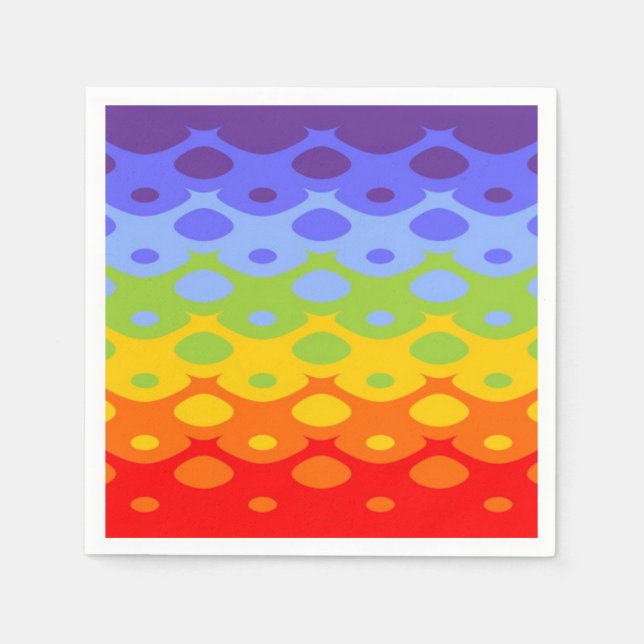färgaden Mönster Design chakra + dina idéer Pappersservett (Framsidan)