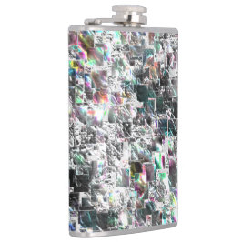 Färgaden ser ut som kvadratiska dvd-klipp, grov mo fickplunta