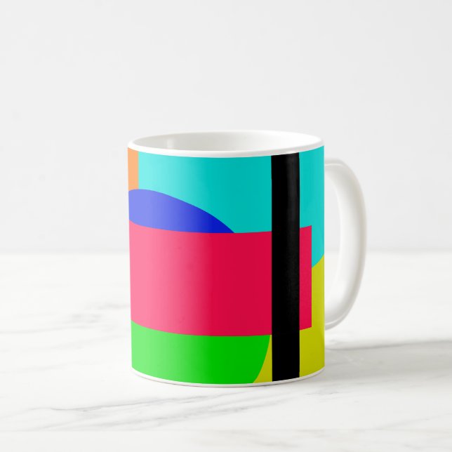 Färgadens former kaffemugg (Framsida höger)