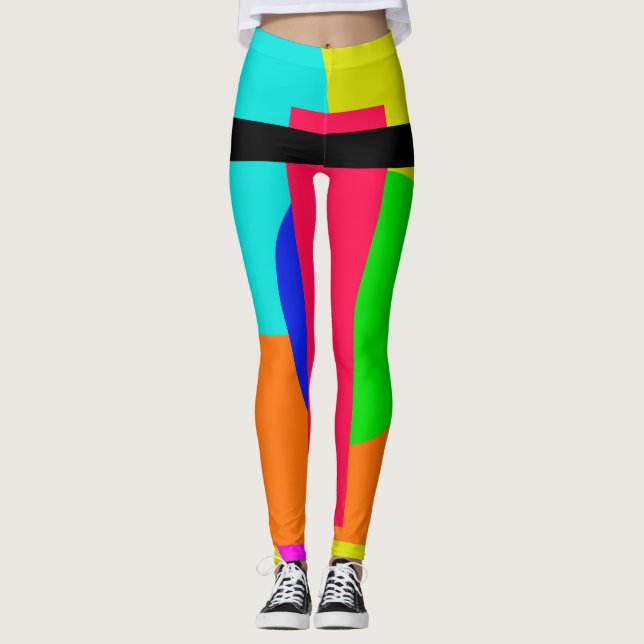 Färgadens former leggings (Framsida)