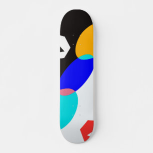 Färgadens former mini skateboard bräda 18,5 cm