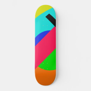 Färgadens former mini skateboard bräda 18,5 cm