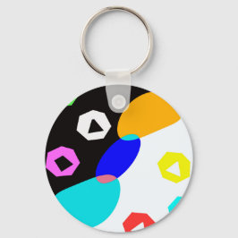Färgadens former nyckelring