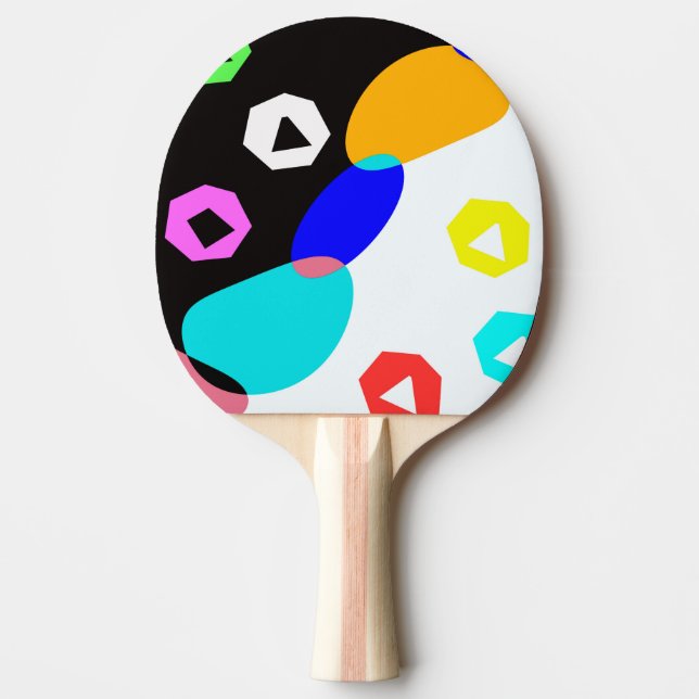 Färgadens former pingisracket (Framsidan)