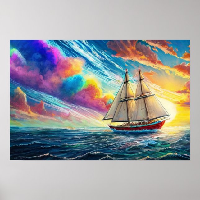 Färgadens hav poster (Framsidan)