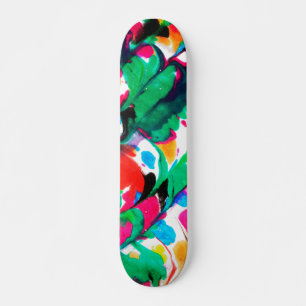 Färgadens hjärtan mini skateboard bräda 18,5 cm