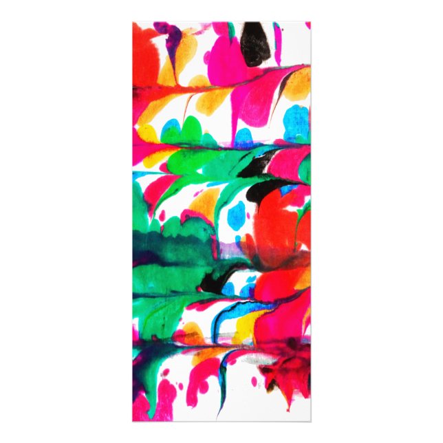 Färgadens hjärtan reklamkort (Framsidan)