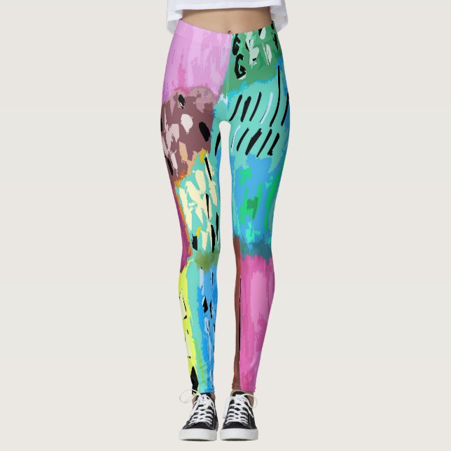 Färgadens korrigeringar leggings (Framsida)