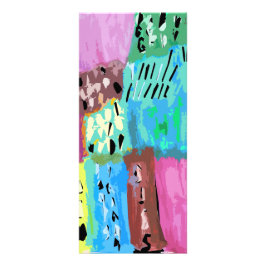 Färgadens korrigeringar reklamkort