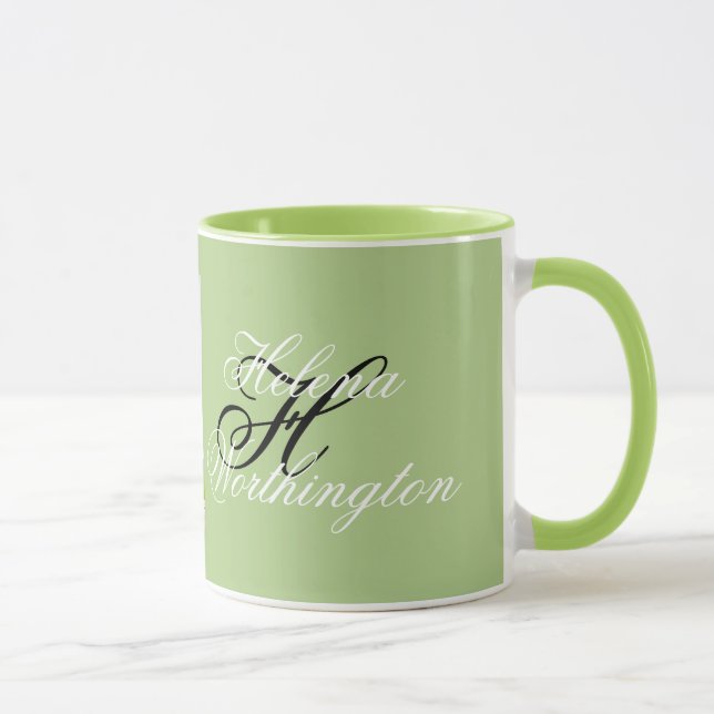 Färgadens moderna vattenfärg snöade träd mugg (Höger)