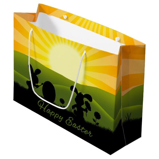 Färgägg för kute Påskhare (Framsidan Vinklad)