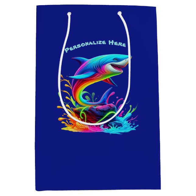 Färgaktig haj Stänk- (Framsidan)