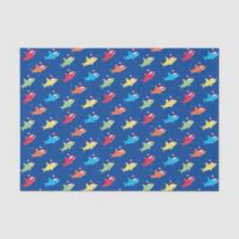 Färgaktiga Sharks Santa Hat Dots jul-Helgdag