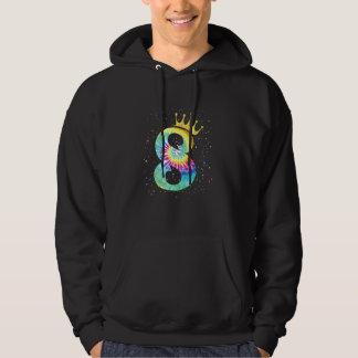 Färgämne, 8 år gamla flickor, 8: e födelsedagskalk hoodie