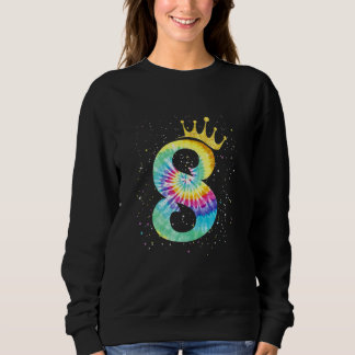 Färgämne, 8 år gamla flickor, 8: e födelsedagskalk t shirt