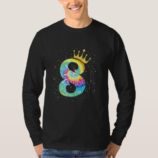 Färgämne, 8 år gamla flickor, 8: e födelsedagskalk t shirt