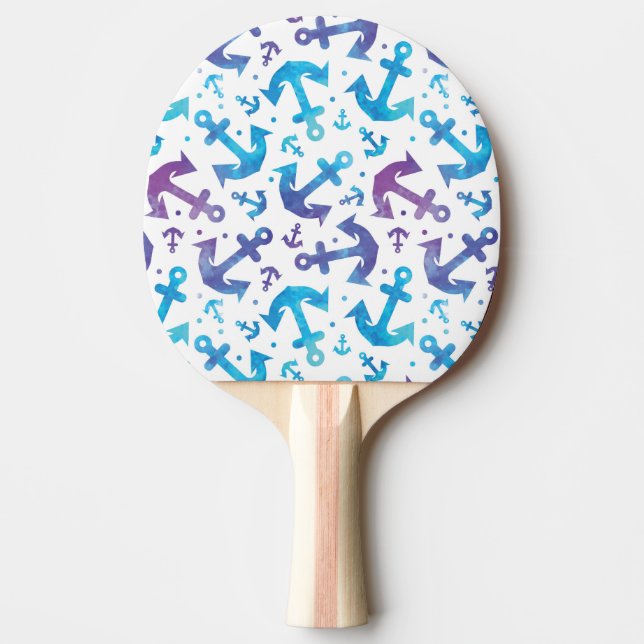 Färgämne ankare Mönster 2 Pingisracket (Framsidan)