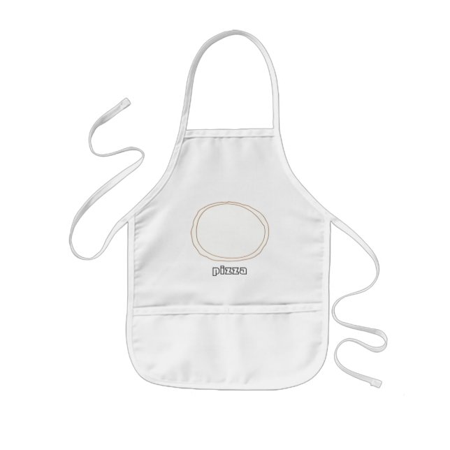 Färgämne Apron - Pizza Dough Barnförkläde (Framsidan)