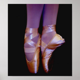 Färgämne Ballerina Poster