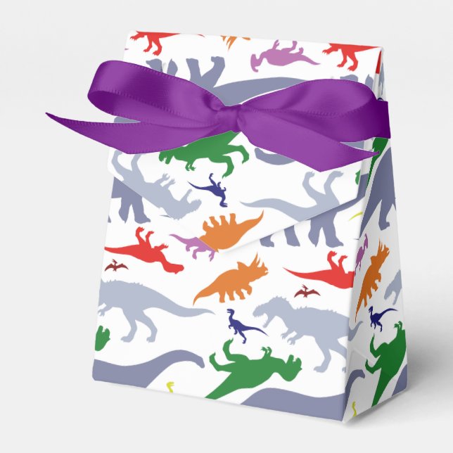 Färgämne Dinosaur Mönster (ljust) Presentaskar (Framsidan Sidan)