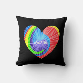 Färgämne Dye Heart Dekorativ kudde