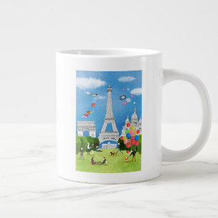 Färgämne Frankrike Jumbo Mugg