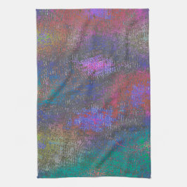 Färgämnen av slätt skalad skinn, åldras fläckar kökshandduk