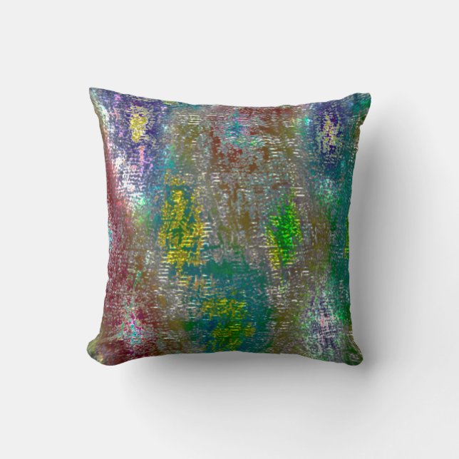 Färgämnen av slätt skalad skinn, rostfärgad färg kudde (Framsida)