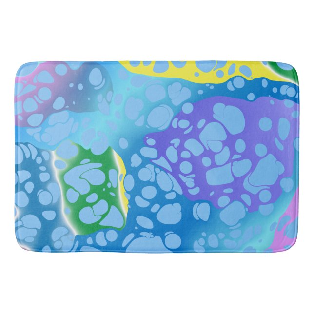 Färgämnen Blobs Badrumsmatta (Framsidan)