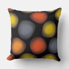 Färgämnen, coola, modern, trendig blommans abstrak kudde