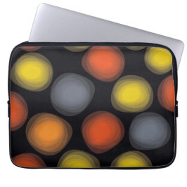 Färgämnen, coola, modern, trendig blommans abstrak laptop fodral