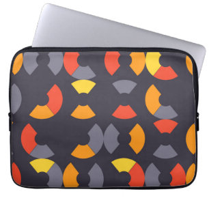 Färgämnen, coola, trendig, modern, cirkelformad st laptop fodral