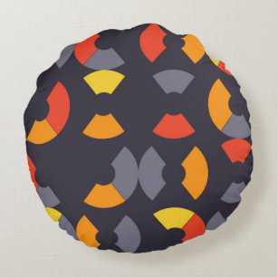 Färgämnen, coola, trendig, modern, cirkelformad st rund kudde