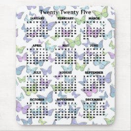 Färgämnen design 2025-kalender musmatta