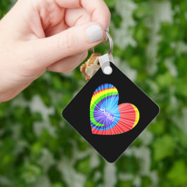 Färgämnen Dye Heart Nyckelring